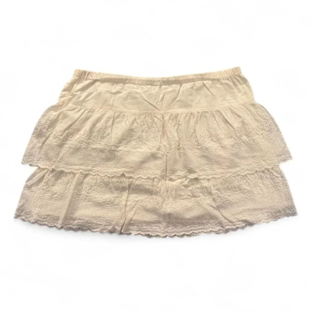Old Navy Women's White and Cream Skirt